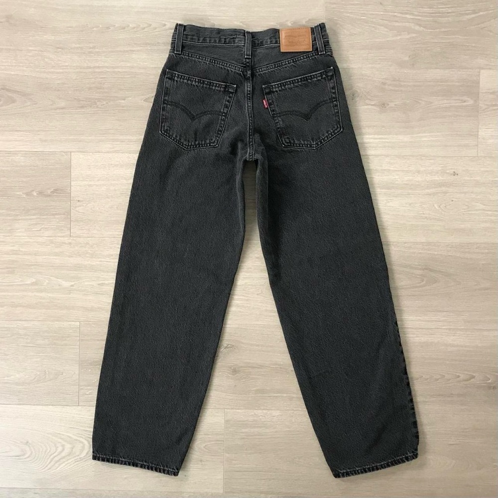 Levi’s Baggy Dad Black Denim Loose Jeans 24